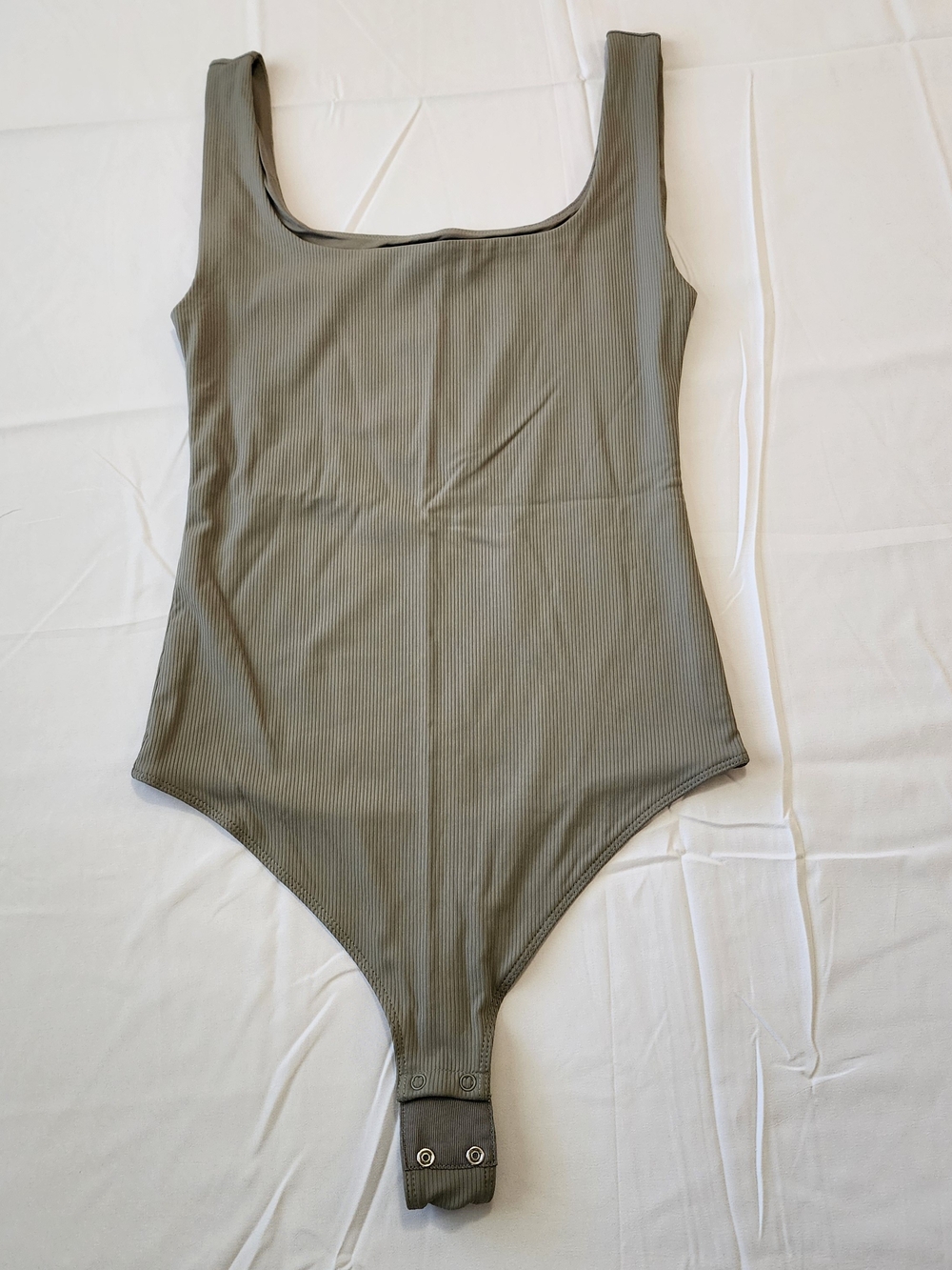 One-Piece Bodysuit in Olive Green NEW WITH TAGS